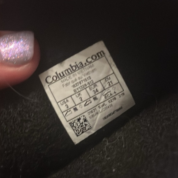 Columbia girls waterproof powderbug snow boots size 3 - Picture 8 of 8